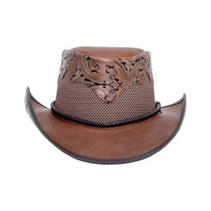 Leather Cowboy Hat