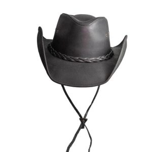 Leather Cowboy Hat