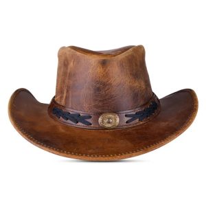 Leather Cowboy Hat