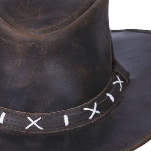 Leather Cowboy Hat
