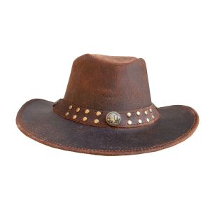 Leather Cowboy Hat